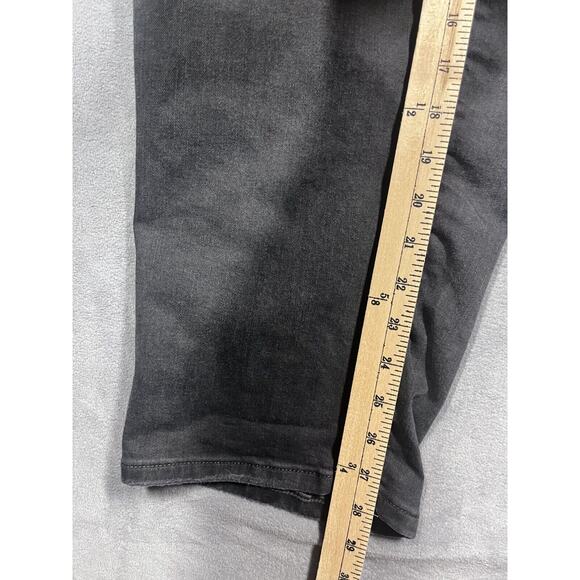 Lane Bryant Girlfriend Jeans Women 16 Black Signature Fit High Rise Straight Leg - Picture 7 of 8